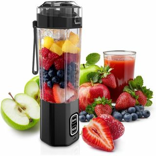 ジューサー ミキサー 700ML 大容量 6000mA コンパクト BPAフリー(ジューサー/ミキサー)