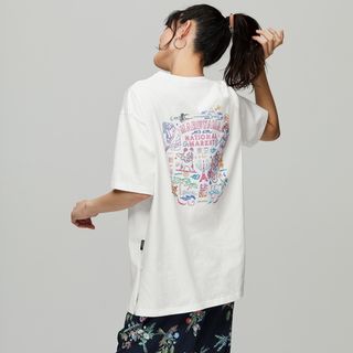 GU×KEITA MARUYAMA バックプリントグラフィックT M ホワイト