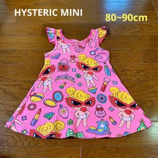 HYSTERIC MINI ワンピース 総柄 ビッグプリント ヒスミニ