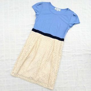 Rope' Picnic - 38　ROPE PICNIC　ロペピクニック　異素材切替しワンピース