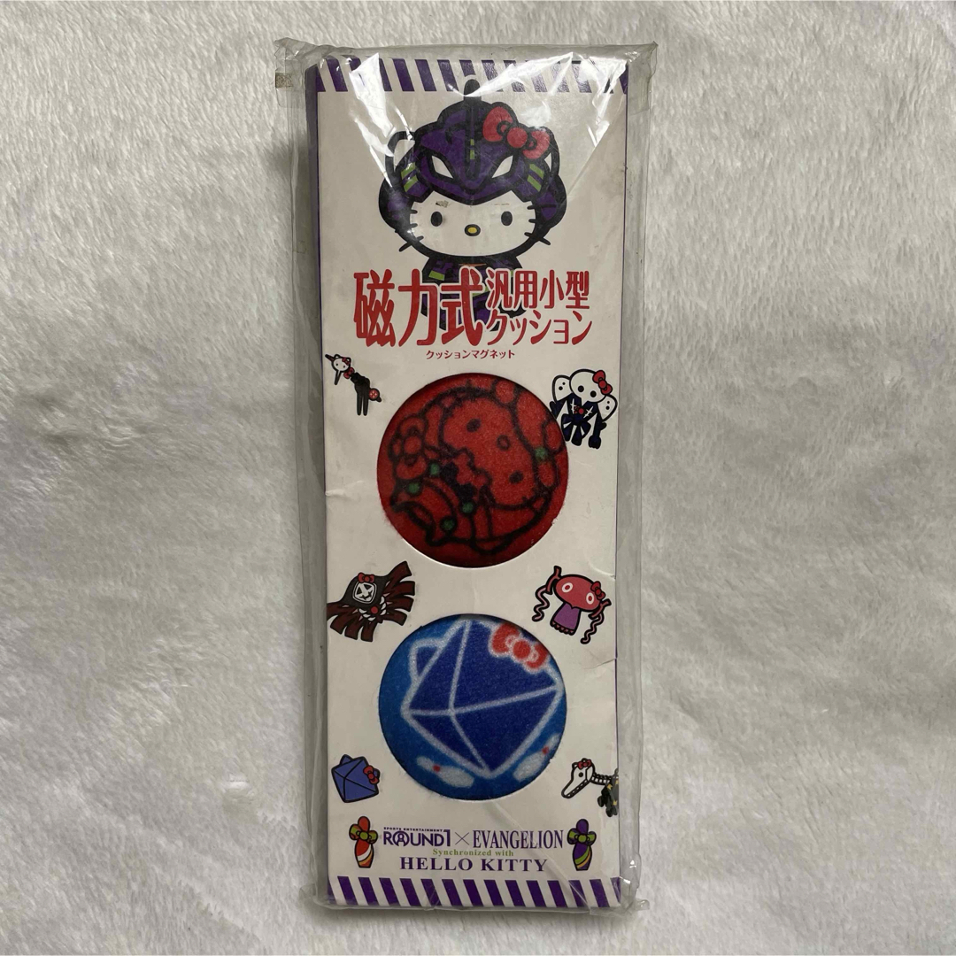 ハローキティ(ハローキティ)のラウワン エヴァ キティ クッションマグネット エンタメ/ホビーのおもちゃ/ぬいぐるみ(キャラクターグッズ)の商品写真