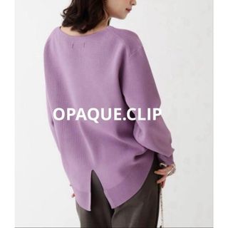 オペークドットクリップ(OPAQUE.CLIP)のオペークドットクリップ　OPAQUE.CLIP Vネックニット(ニット/セーター)