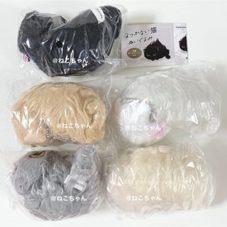 なつかない猫ぬいぐるみ◆コンプリート 全5種◆新品未開封(ぬいぐるみ)
