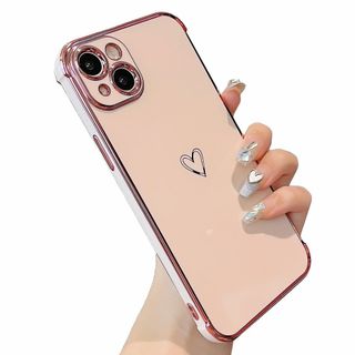 【カバー】ZTOFERA iPhone 15 Plus 用 ハートケース iPh