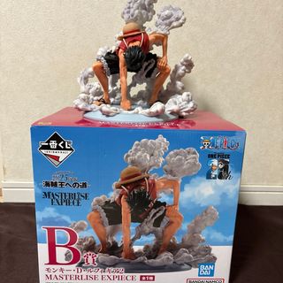 一番くじ　ワンピース 海賊王への道　B賞　ルフィ ギア2 フィギュア(キャラクターグッズ)