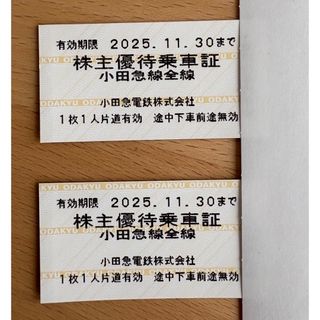 小田急電鉄 株主優待乗車証　小田急株主優待(鉄道乗車券)