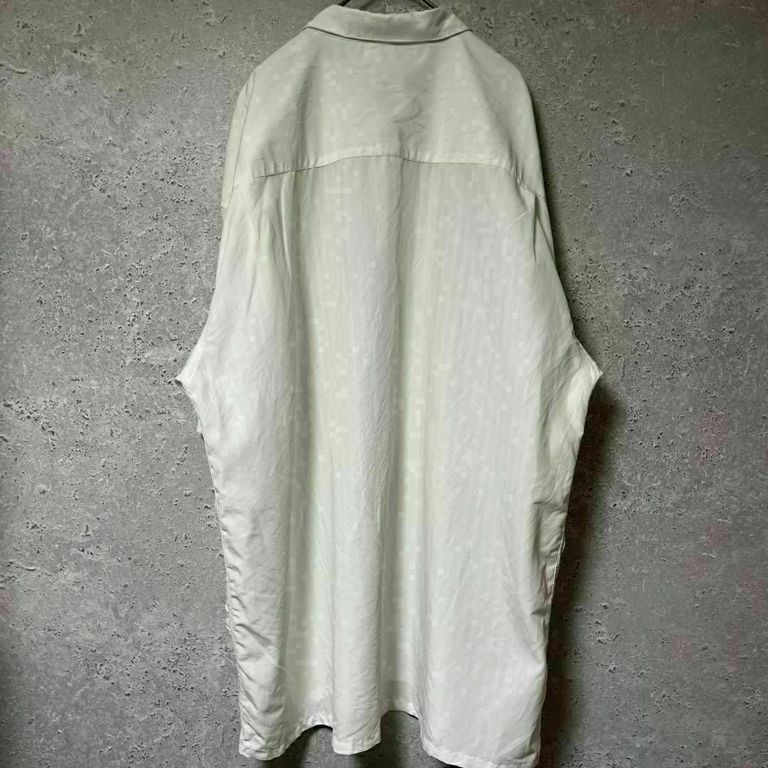 BAMBOO CAY バンブーケイ シャツ 半袖 アロハ 刺繍 ゆるダボ XL メンズのトップス(Tシャツ/カットソー(半袖/袖なし))の商品写真