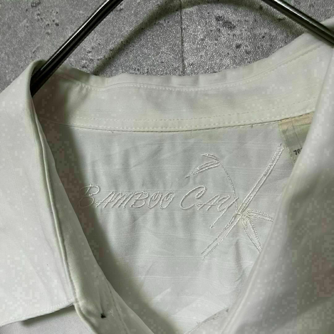 BAMBOO CAY バンブーケイ シャツ 半袖 アロハ 刺繍 ゆるダボ XL メンズのトップス(Tシャツ/カットソー(半袖/袖なし))の商品写真