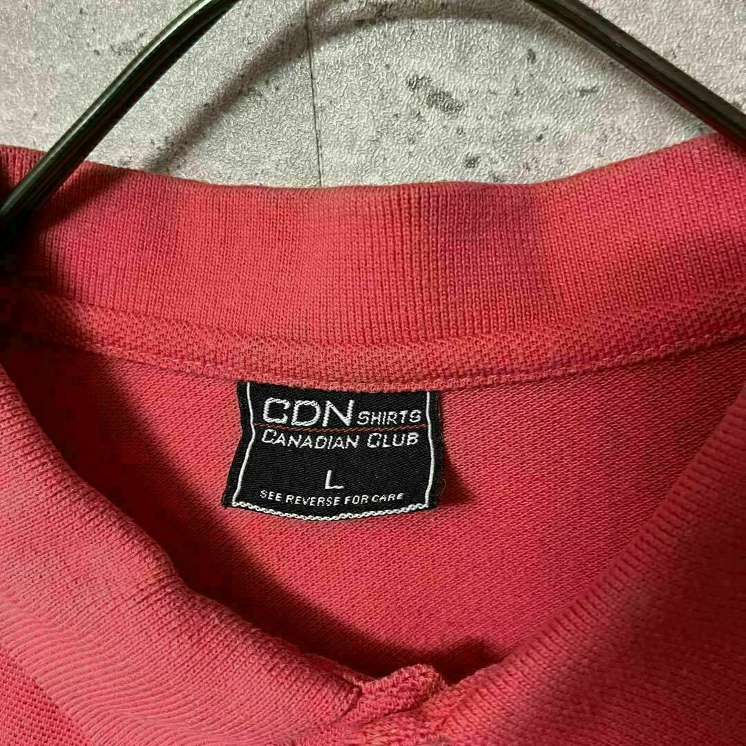 CANADIAN CLUB CDN SHIRTS ポロシャツ 刺繍 スポーツ L メンズのトップス(ポロシャツ)の商品写真