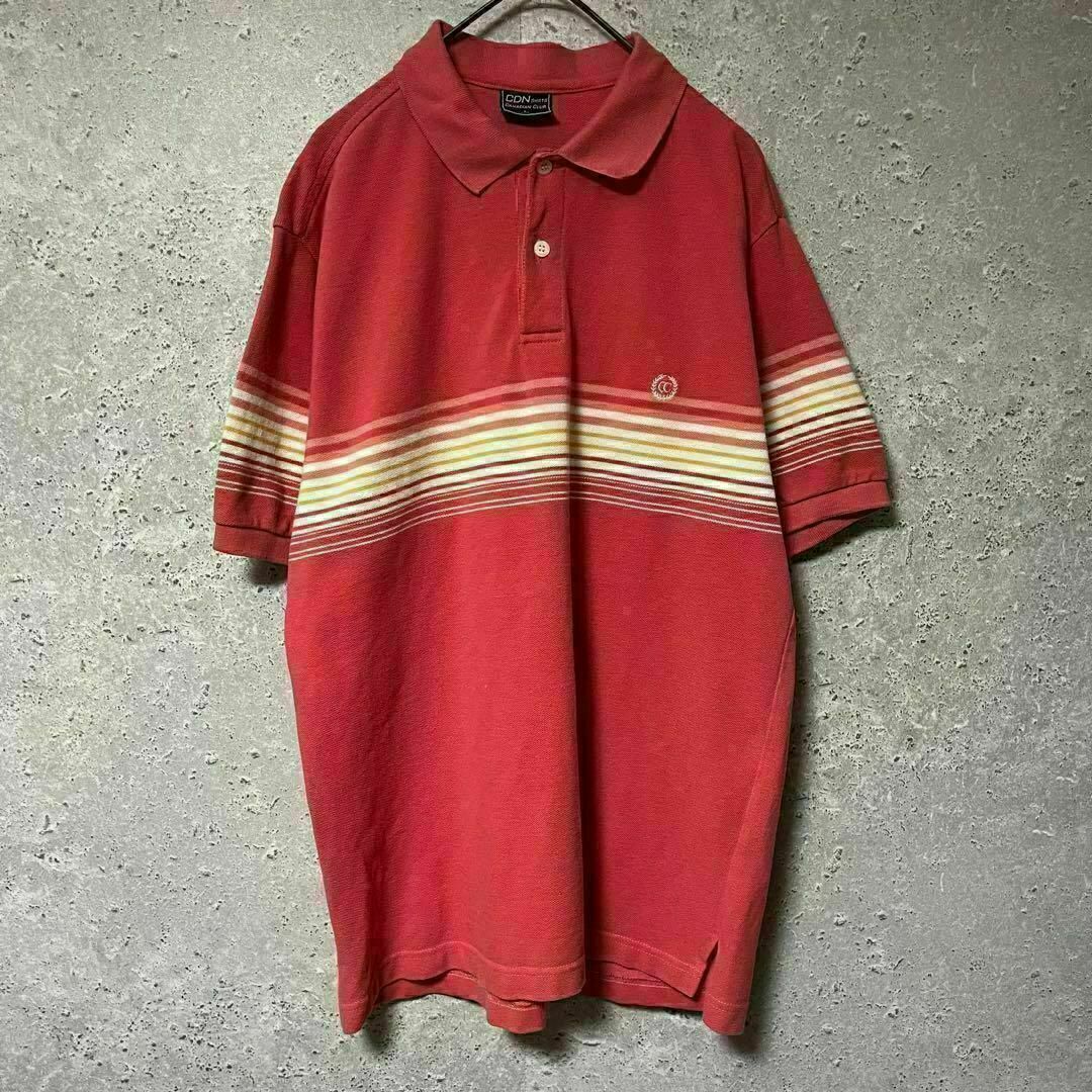 CANADIAN CLUB CDN SHIRTS ポロシャツ 刺繍 スポーツ L メンズのトップス(ポロシャツ)の商品写真