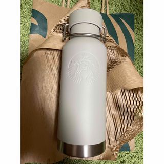 スターバックス(Starbucks)のスターバックス マットベージュ ステンレスボトル ステンレスタンブラー 水筒(タンブラー)