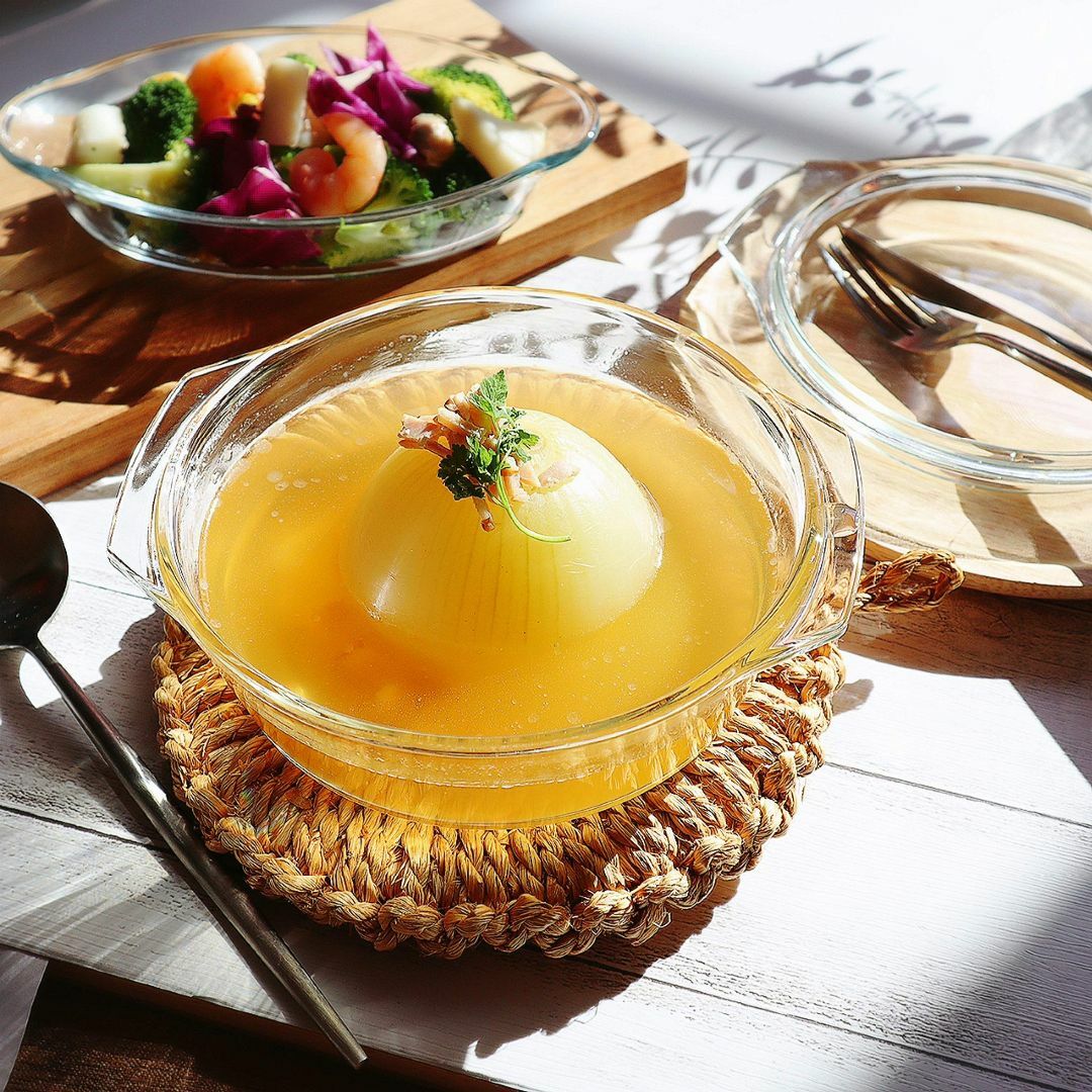 【数量限定】PYREX ベジタブル スチーム ポット 980ml CP-8582 インテリア/住まい/日用品のキッチン/食器(食器)の商品写真