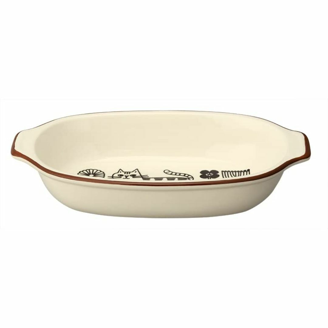 【特価商品】Decole デコレコーポレーション FIKA グラタン皿 オーバル インテリア/住まい/日用品のキッチン/食器(食器)の商品写真