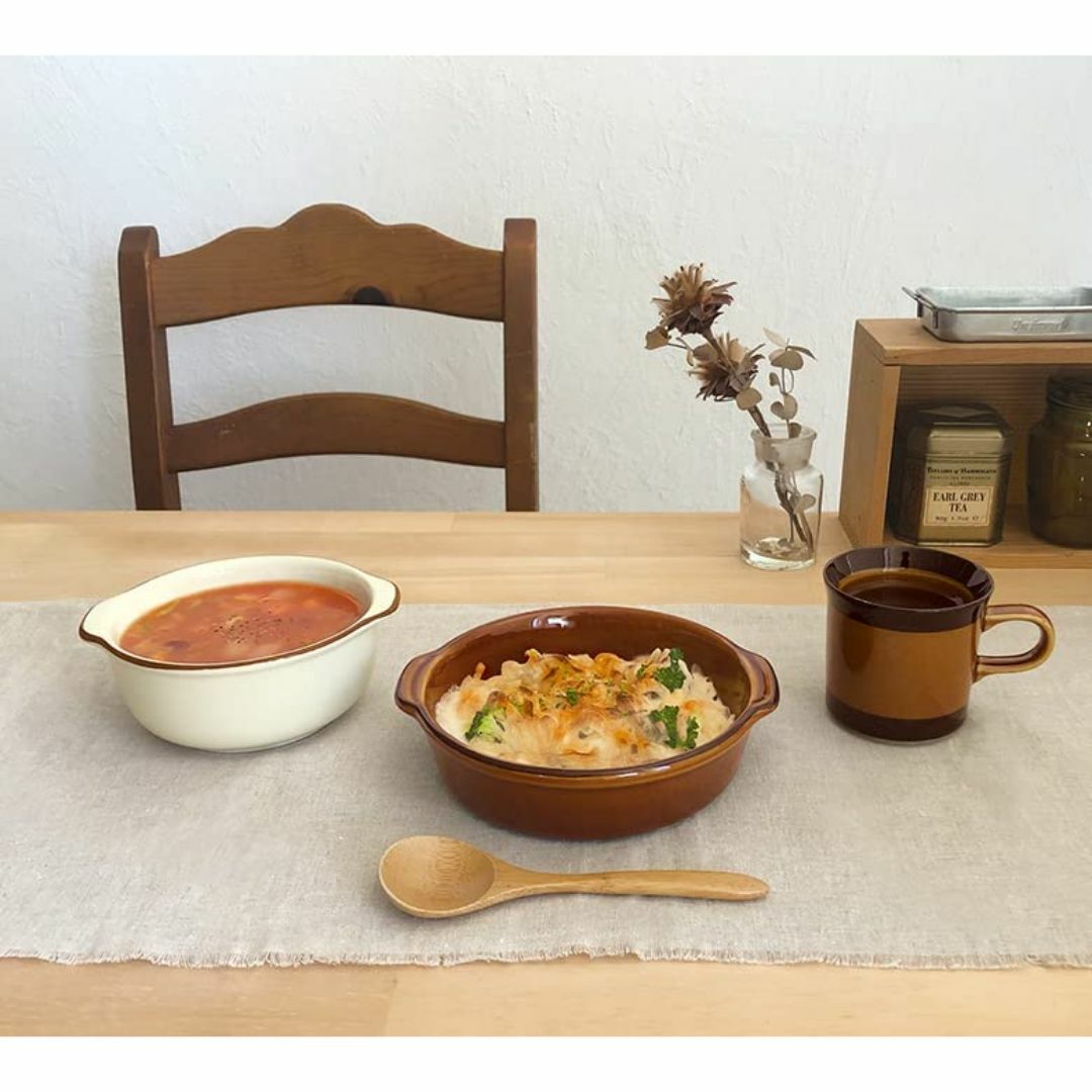 【特価商品】Decole デコレコーポレーション FIKA グラタン皿 オーバル インテリア/住まい/日用品のキッチン/食器(食器)の商品写真