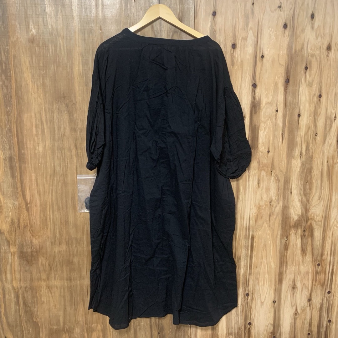 Aunt Marie's(アントマリーズ)の【 3022番】aunt marie's シャツワンピース　未使用　五分袖 レディースのワンピース(ロングワンピース/マキシワンピース)の商品写真