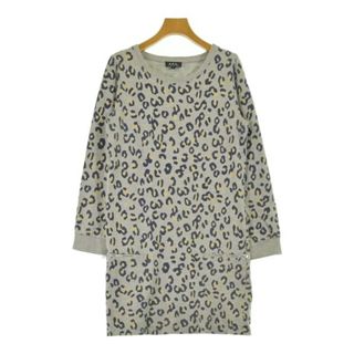 A.P.C. アーペーセー ワンピース M グレー 【古着】【中古】【送料無料】(ひざ丈ワンピース)