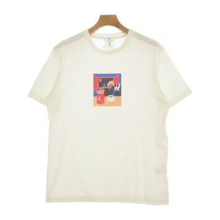 ランバンオンブルー(LANVIN en Bleu)のLANVIN en bleu ランバンオンブルー Tシャツ・カットソー XL 白 【古着】【中古】【送料無料】(Tシャツ/カットソー(半袖/袖なし))