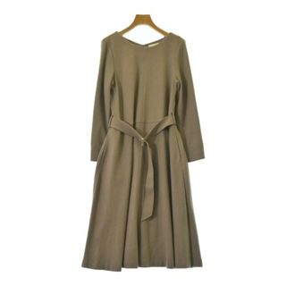 BEAMS HEART ビームスハート ワンピース S 茶 【古着】【中古】【送料無料】(ひざ丈ワンピース)
