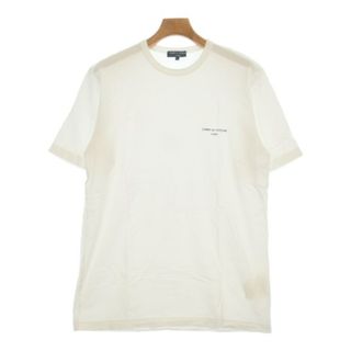 コムデギャルソンオム(COMME des GARCONS HOMME)のCOMME des GARCONS HOMME Tシャツ・カットソー L 白 【古着】【中古】【送料無料】(Tシャツ/カットソー(半袖/袖なし))