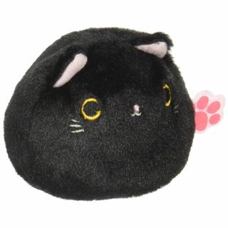 【色:くろ】三英貿易 オリジナル ぬいぐるみ ねこだんご くろ W7.5×D6×