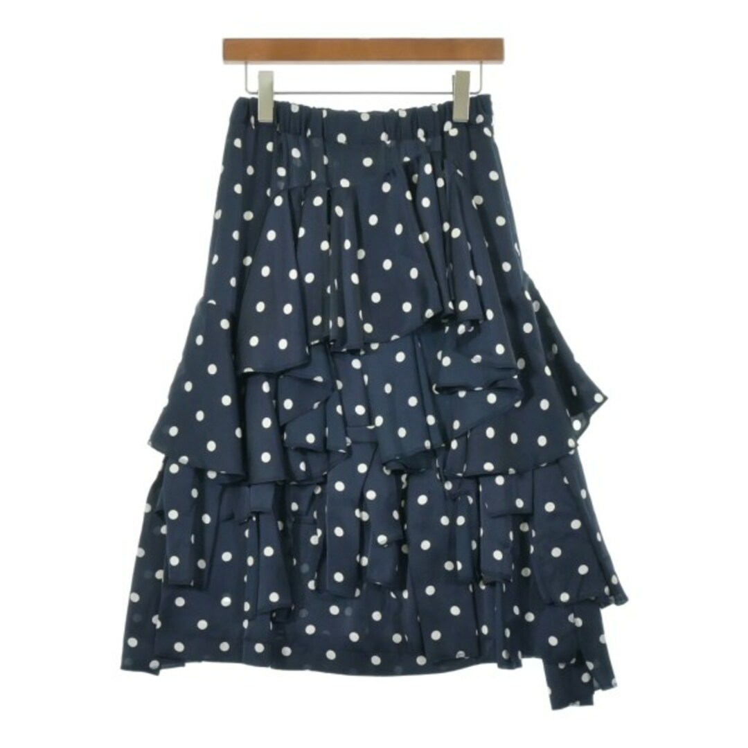 COMME des GARCONS ロング・マキシ丈スカート 紺 2005525E0207 COMME des GARCONS - COMME des GARCONS ロング・マキシ丈