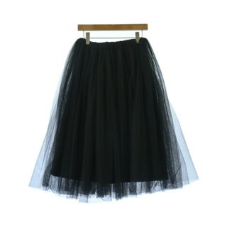ノワールケイニノミヤ(noir kei ninomiya)のnoir kei ninomiya ロング・マキシ丈スカート XS 黒 【古着】【中古】【送料無料】(ロングスカート)