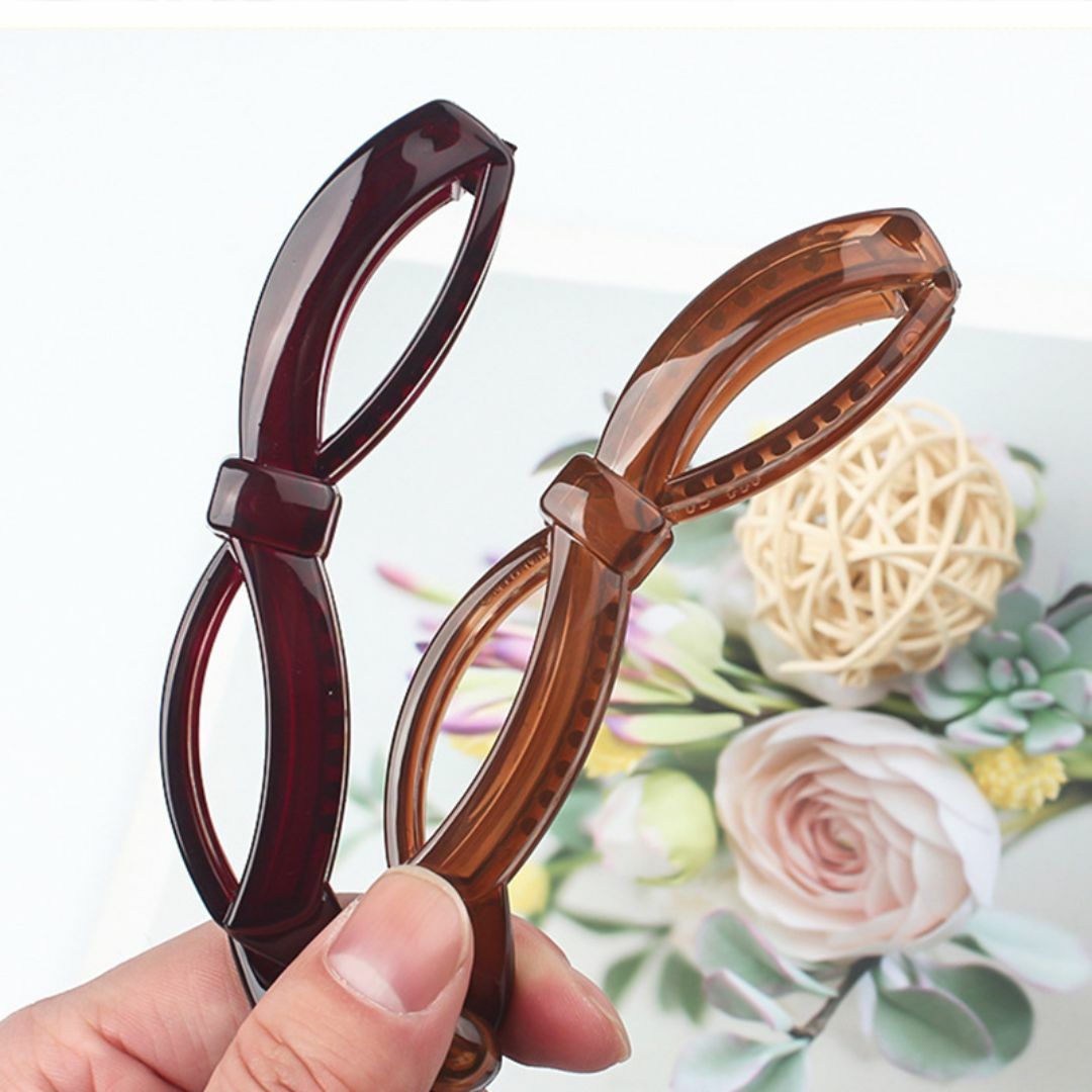 ナカノヤ バナナクリップ 1個 NKBV44CB レディースのヘアアクセサリー(バレッタ/ヘアクリップ)の商品写真