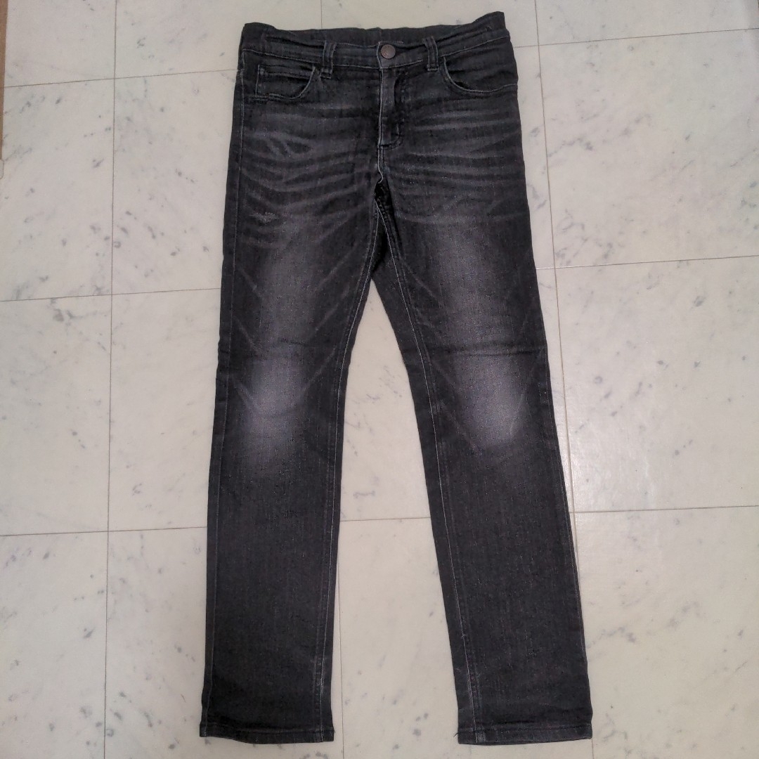 EDWIN(エドウイン)のEDWIN　デニム　黒　150cm キッズ/ベビー/マタニティのキッズ服男の子用(90cm~)(パンツ/スパッツ)の商品写真