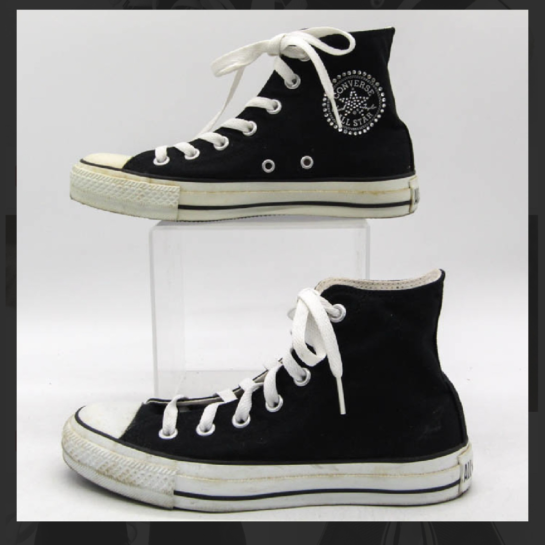 ALL STAR（CONVERSE）(オールスター)のコンバース スニーカー ハイカット オールスター シューズ 23 ブラック レディースの靴/シューズ(スニーカー)の商品写真