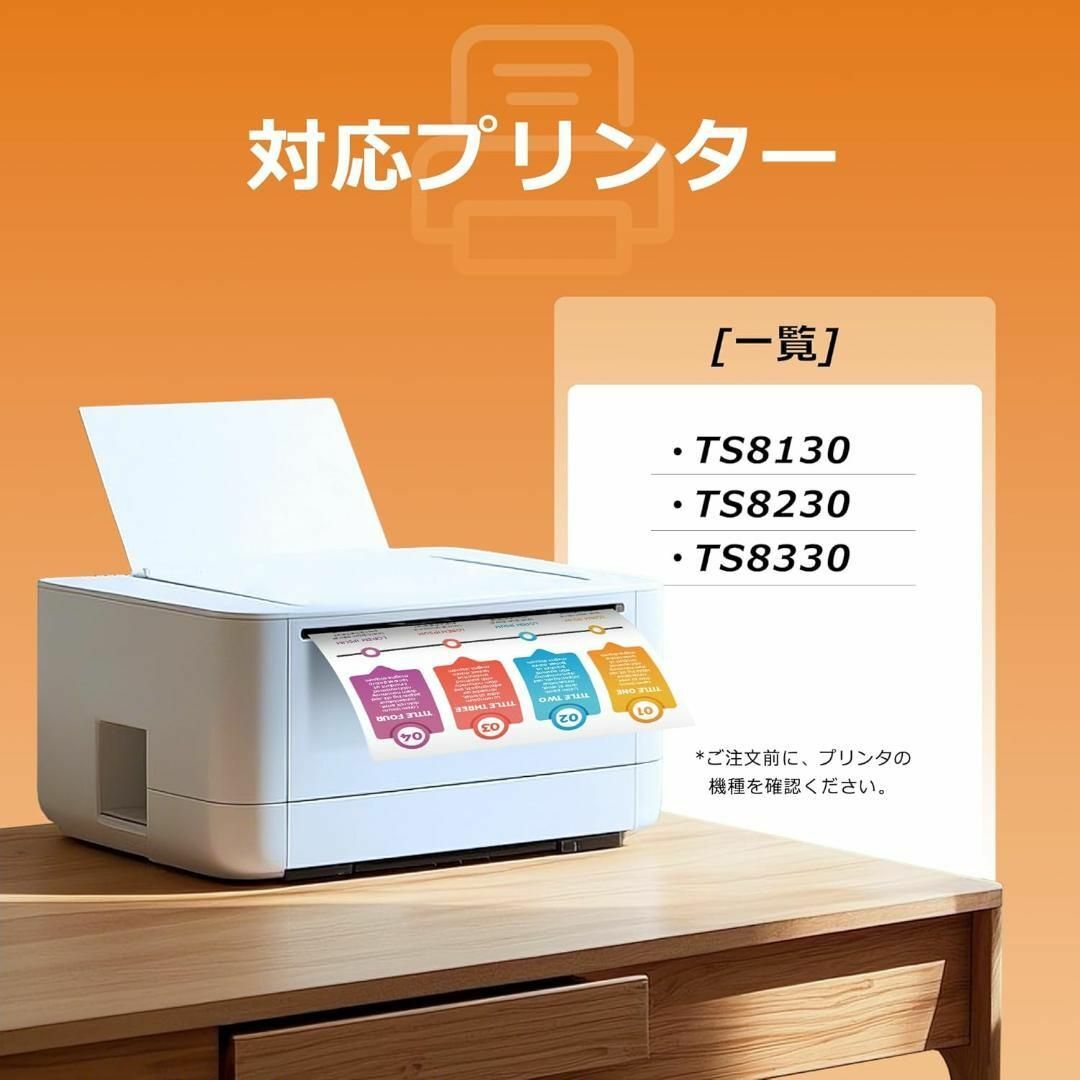 BCI-381 BCI-380 キャノン 用 インク 380 381 6色マルチ スマホ/家電/カメラのPC/タブレット(PC周辺機器)の商品写真