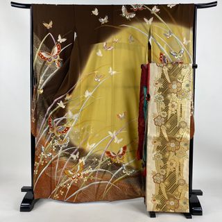振袖 身丈167cm 裄丈64.5cm 正絹 秀品 【中古】(着物)