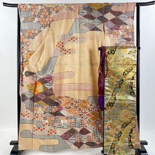 振袖 身丈165cm 裄丈64.5cm 正絹 秀品 【中古】(着物)