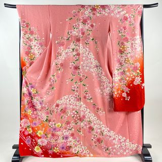 振袖 身丈169cm 裄丈66.5cm 化繊 美品 優品 【中古】(着物)