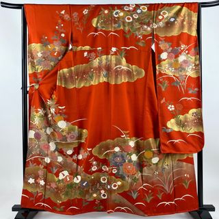 振袖 身丈160cm 裄丈64.5cm 正絹 秀品 【中古】(着物)