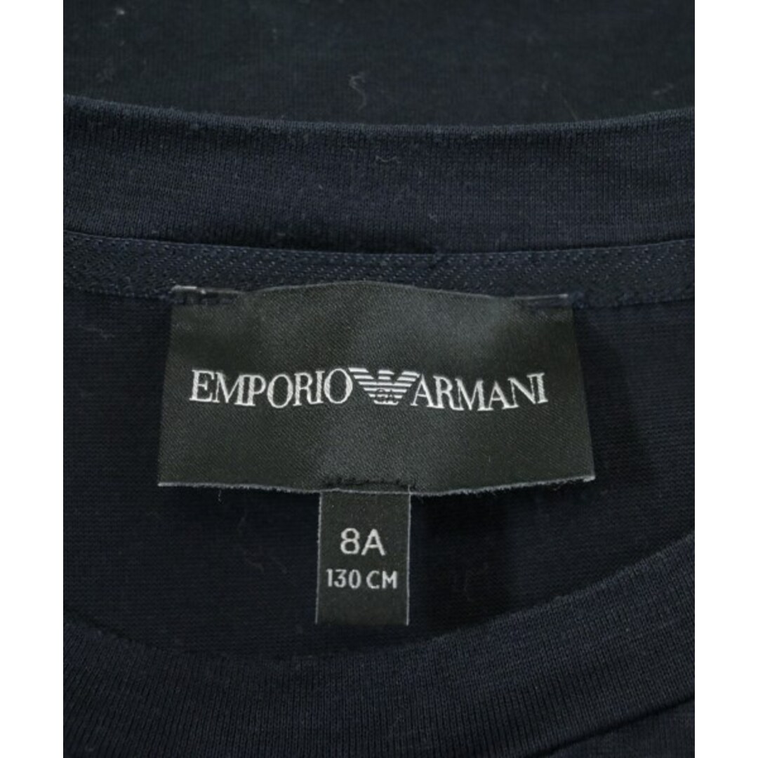 EMPORIO ARMANI(エンポリオアルマーニ)のEMPORIO ARMANI Tシャツ・カットソー 130cm 紺 【古着】【中古】【送料無料】 キッズ/ベビー/マタニティのキッズ服女の子用(90cm~)(Tシャツ/カットソー)の商品写真