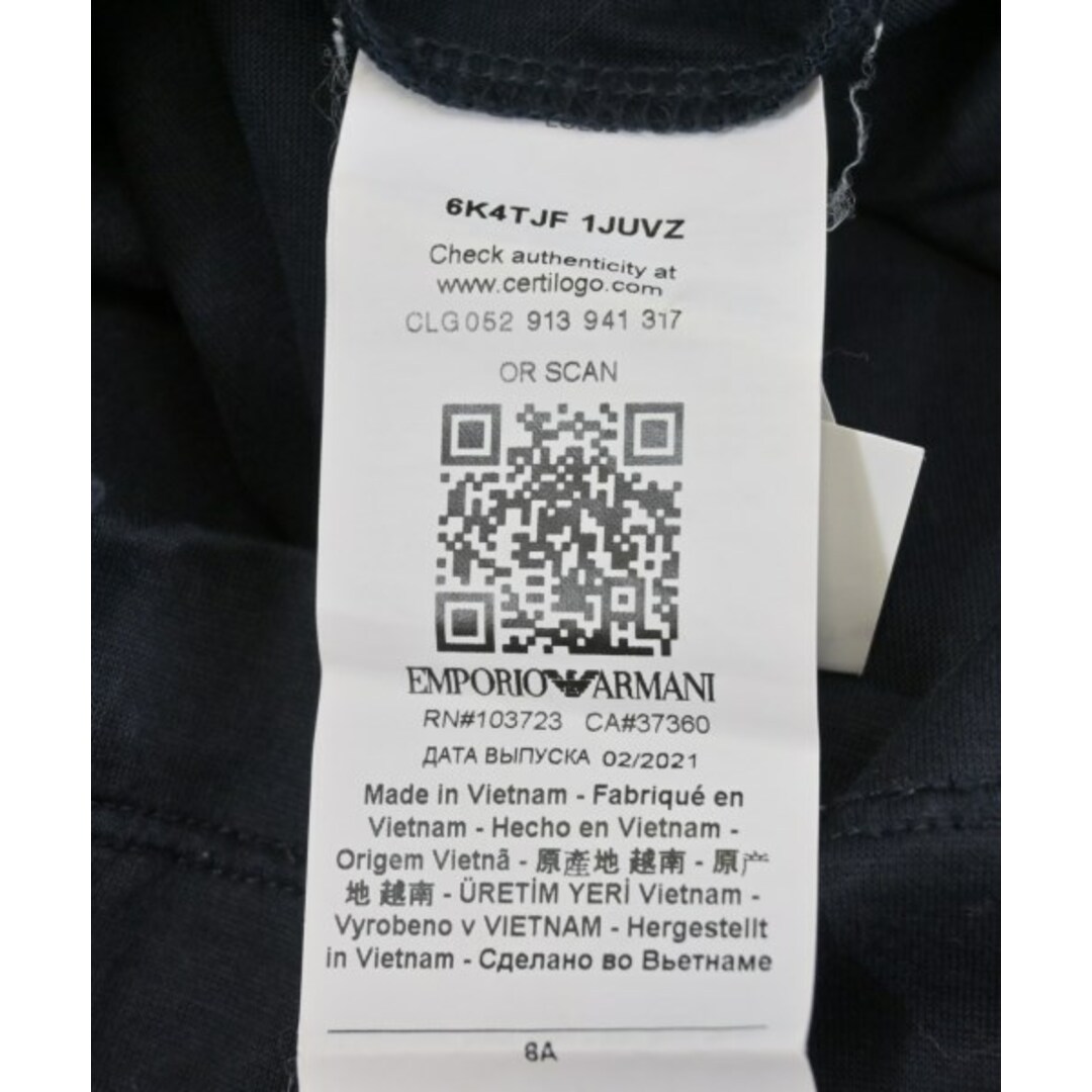 EMPORIO ARMANI(エンポリオアルマーニ)のEMPORIO ARMANI Tシャツ・カットソー 130cm 紺 【古着】【中古】【送料無料】 キッズ/ベビー/マタニティのキッズ服女の子用(90cm~)(Tシャツ/カットソー)の商品写真