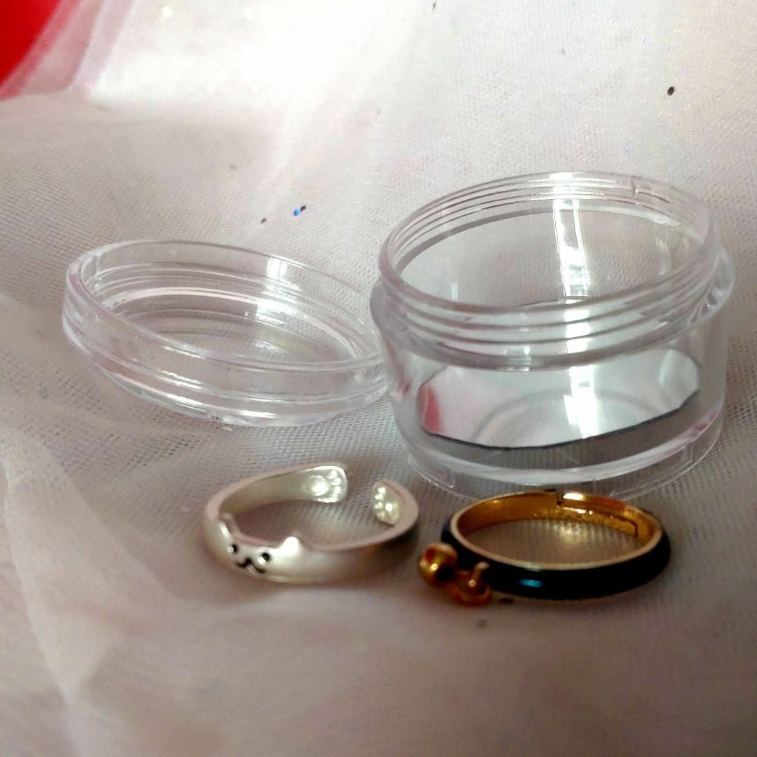 【ネコグッズ】指輪 ギフト 開口 サイズ調節可 プレゼント 安い サイズフリー レディースのアクセサリー(リング(指輪))の商品写真