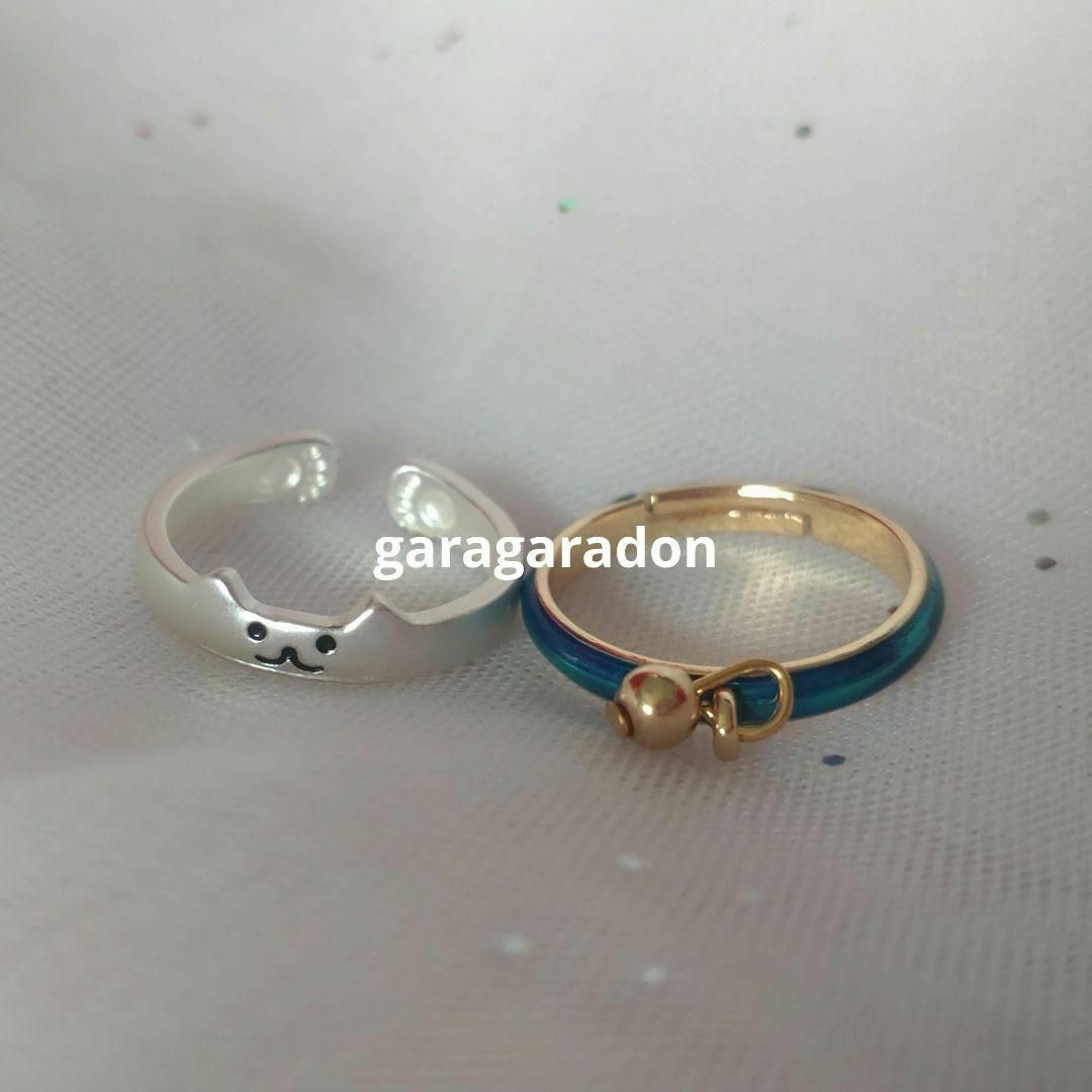 【ネコグッズ】指輪 ギフト 開口 サイズ調節可 プレゼント 安い サイズフリー レディースのアクセサリー(リング(指輪))の商品写真