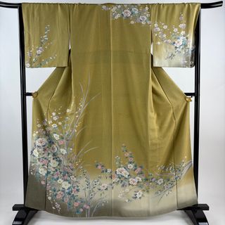 訪問着 身丈163cm 裄丈66.5cm 正絹 名品 【中古】(着物)