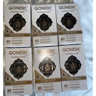 GONESH - GONESH ヴェンティレーター リキッド ホワイトムスクの香り 6個セット