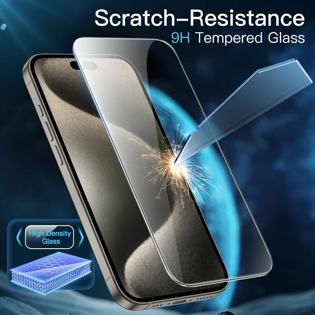 【カバー】JETech 3 in 1 iPhone 15 Pro 6.1 インチ スマホ/家電/カメラのスマホアクセサリー(その他)の商品写真