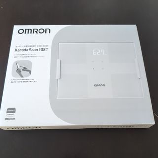 オムロン(OMRON)の【新品･未開封】体重体組成計 KRD-508T-W ホワイト(体重計/体脂肪計)