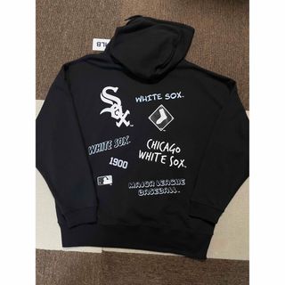 メジャーリーグベースボール(MLB)のMLB ホワイトソックス バックロゴ刺繍 スウェット パーカー スウェット 黒(トレーナー/スウェット)