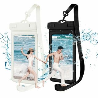 【カバー】スマホ 防水ケース 2枚セット IPX8認定 タッチ可能 指紋認証/顔(その他)