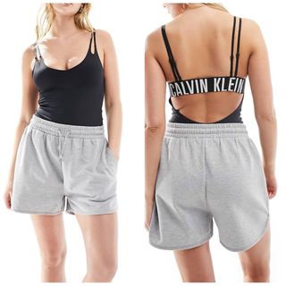 カルバンクライン(Calvin Klein)のCalvin Klein ブラック ボディスーツ　ソングカット(その他)