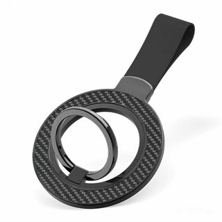 【カバー】MagSafe リング スタンド【360度回転・両面吸着】超薄型 オー(その他)