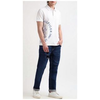 トミーヒルフィガー(TOMMY HILFIGER)の送料無料 新品 TOMMY HILFIGER CRAFTED ロゴ ポロ XXL(ポロシャツ)