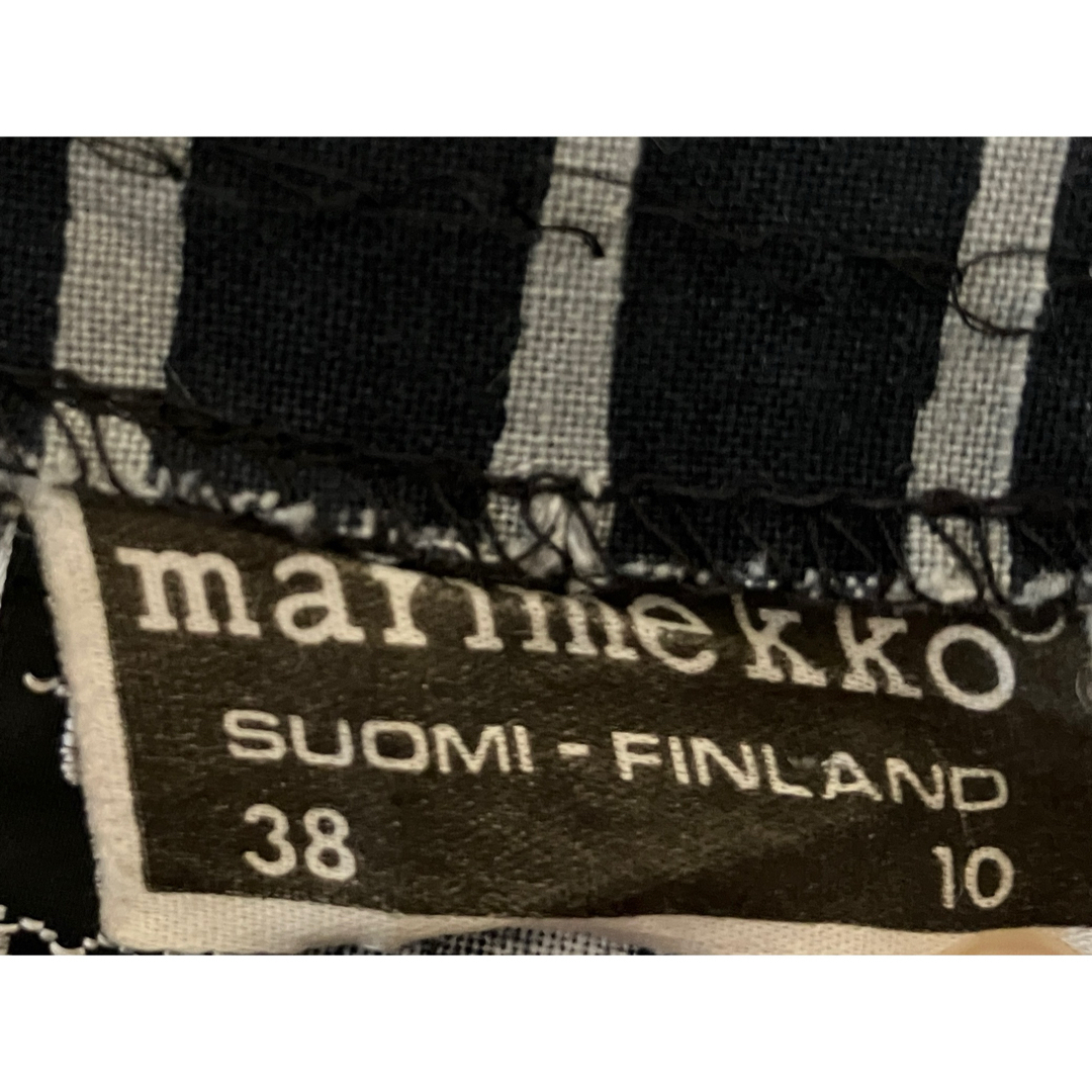 marimekko(マリメッコ)の古着屋購入 marimekko Mari Essu エプロン ワンピース レディースのワンピース(ロングワンピース/マキシワンピース)の商品写真