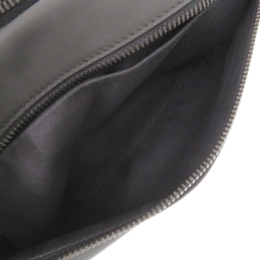 BOTTEGA VENETA(ボッテガヴェネタ)の美品 ボッテガヴェネタ レザー ブラック ショルダーバッグ 黒 1543【中古】BOTTEGAVENETA レディースのバッグ(ショルダーバッグ)の商品写真
