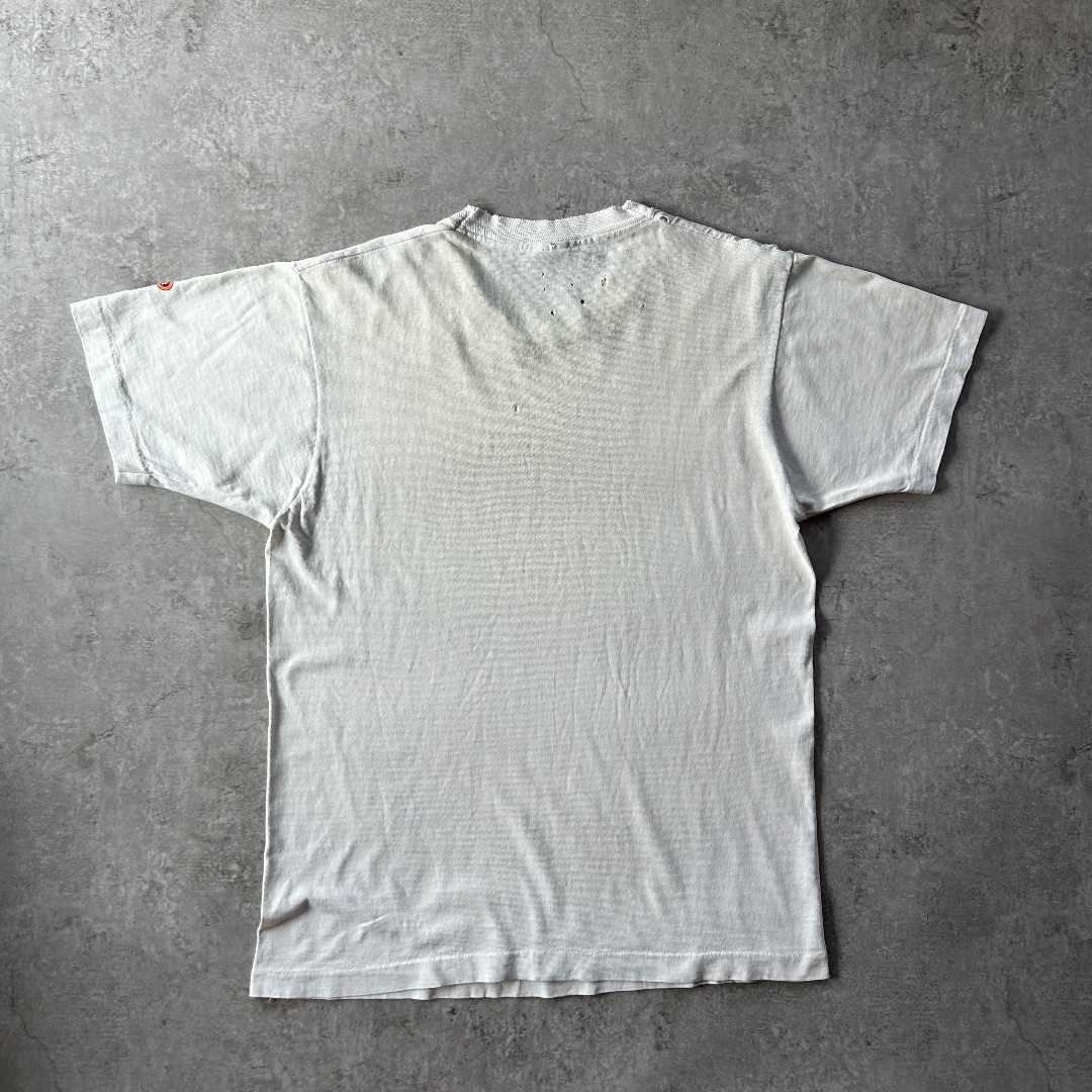 FRUIT OF THE LOOM(フルーツオブザルーム)の90s フルーツオブザルーム イベントtシャツ USA製 ホワイト L 企業ロゴ メンズのトップス(Tシャツ/カットソー(半袖/袖なし))の商品写真